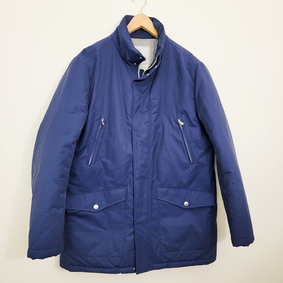 Brunello Cucinelli Padded Nylon Parka in Blue XL - Picture 1 of 15